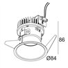 Delta Light PARTOU AC DIM8 Recessed spot