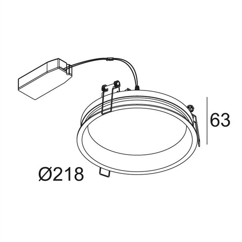 Delta Light DIRO SBL L Recessed spot