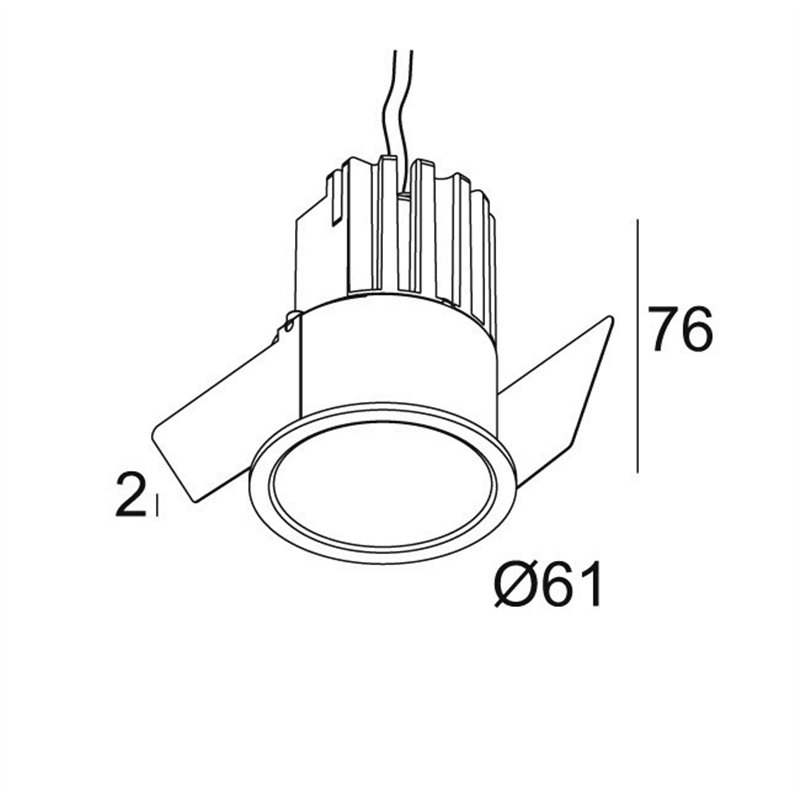 Delta Light MINI DEEP RINGO II Einbaustrahler