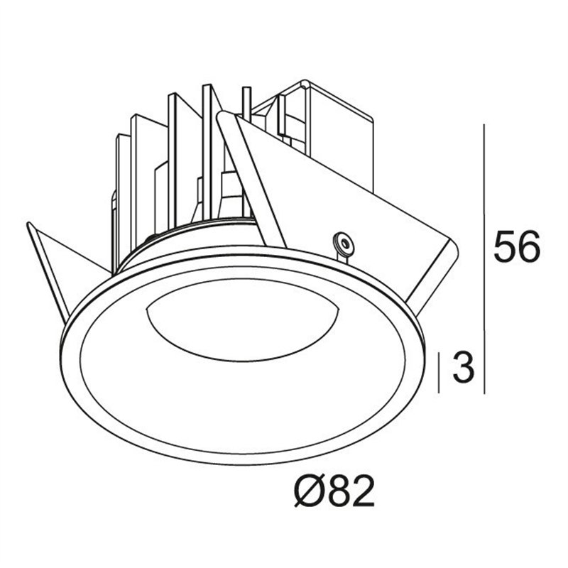 Delta Light REO X-65 S2 Recessed spot