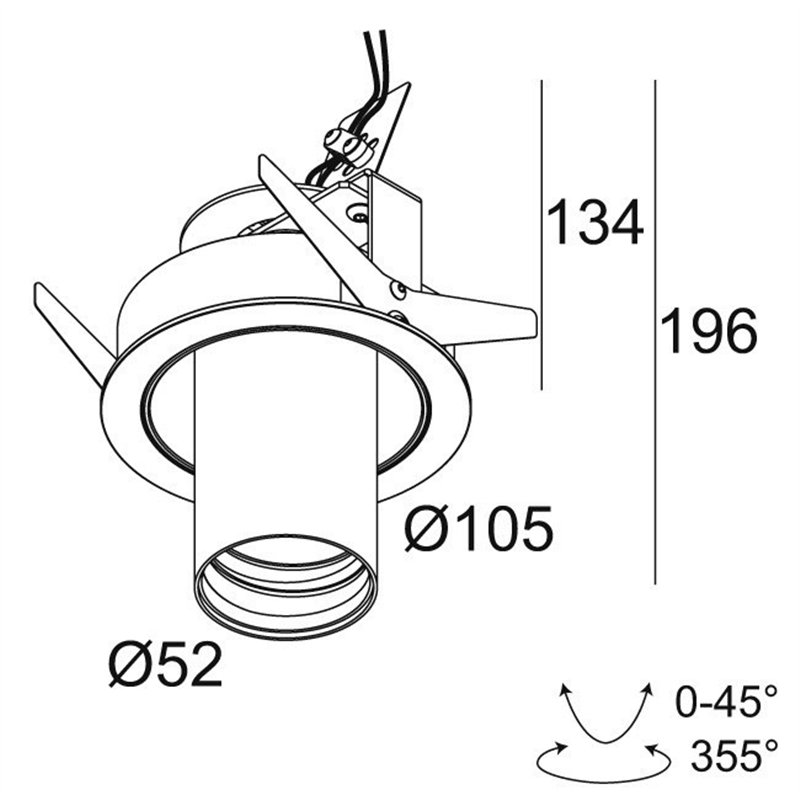 Delta Light SPY 52 ST Einbaustrahler