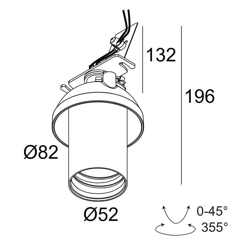 Delta Light SPY 52 TRIMLESS Recessed spot