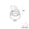Delta Light ENTERO RD-S TRIMLESS TW Built in spot