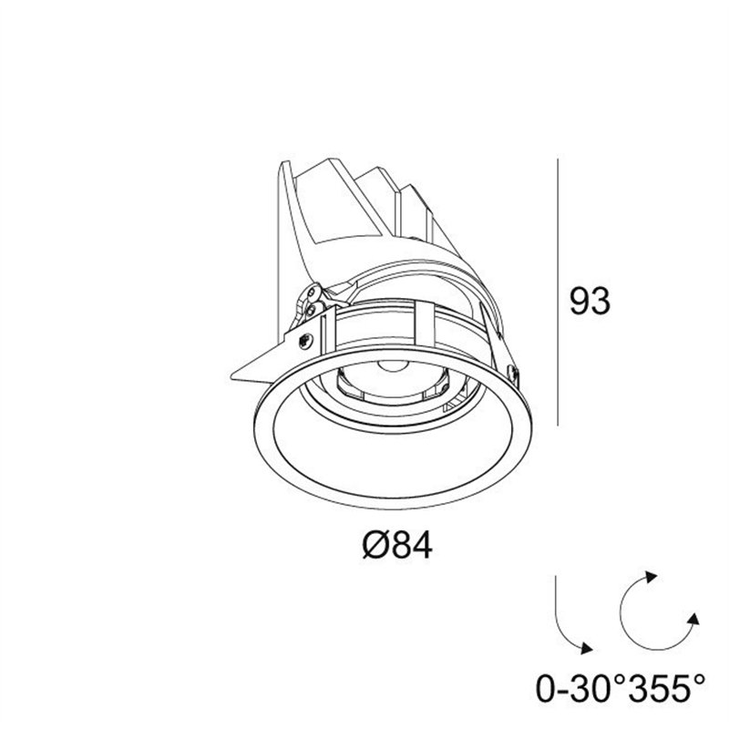 Delta Light ENTERO RD-S TW Einbaustrahler