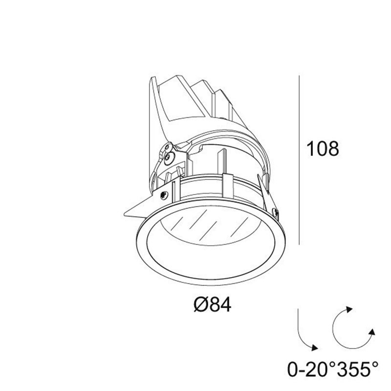Delta Light ENTERO RD-S IP Built in spot