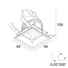 Delta Light ENTERO SQ-S IP TW Einbaustrahler