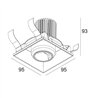 Delta Light ENTERO SQ-M TRIMLESS WALLWASH Einbaustrahler