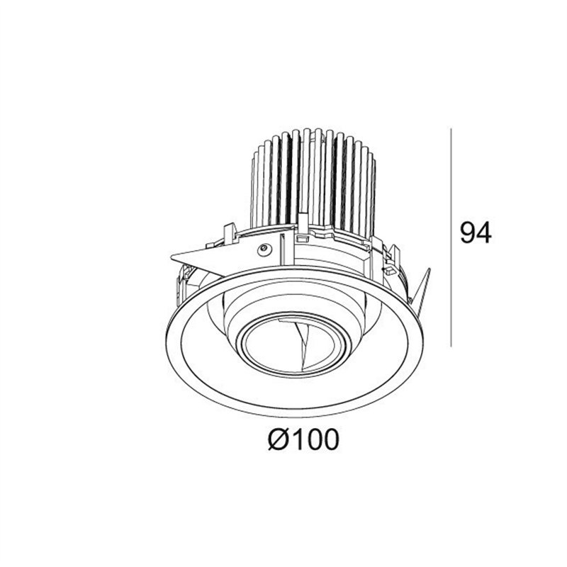 Delta Light ENTERO RD-M WALLWASH Einbaustrahler
