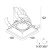 Delta Light ENTERO SQ-M TW Built in spot