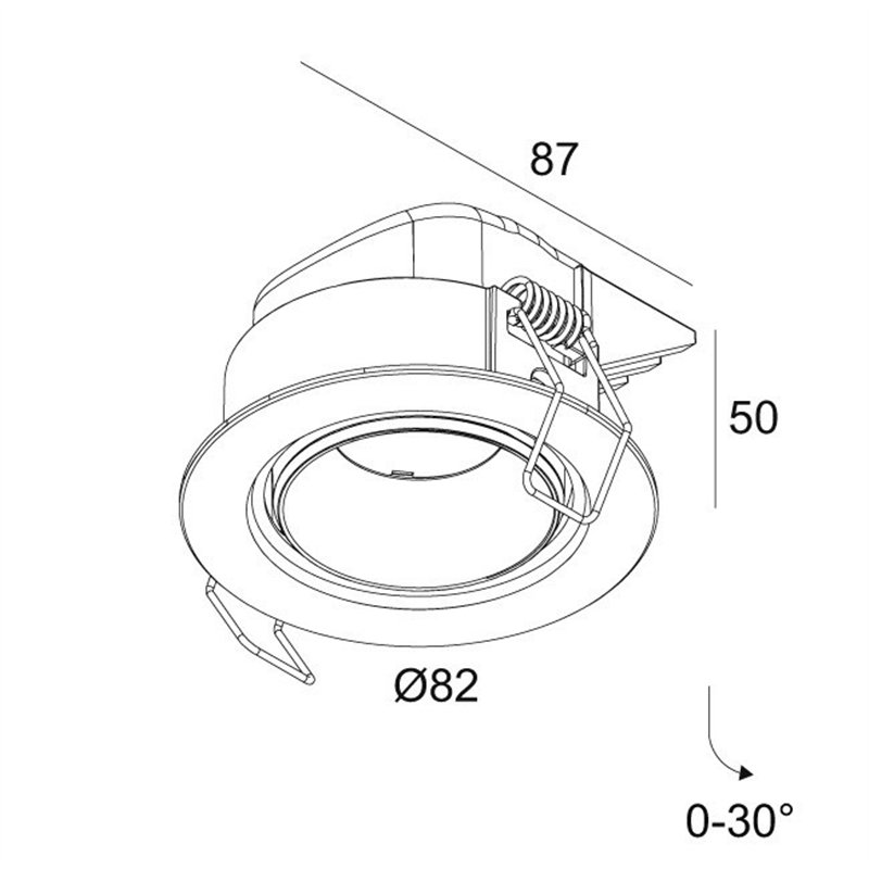Delta Light PLAT-OH! SOFT Built in spot