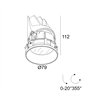 Delta Light Entero Rd-S Trimless Ip Soft recessed spot