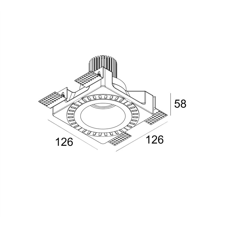 Delta Light Gyn D 1 recessed spot