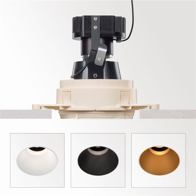 Delta Light iMAX II ROUND ADJUSTABLE TRIMLESS SOFT Recessed spot