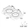Delta Light Minigrid In 2 recessed spot