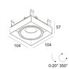 Delta Light Minigrid In Trimless 1 recessed spot