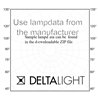 Delta Light Minigrid In Trimless 2 Hi Led recessed spot