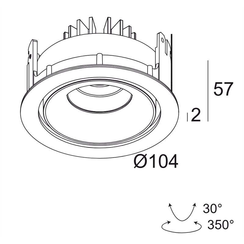 Delta Light Reo Ok Soft S2 recessed spot