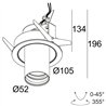 Delta Light Spy 52 St Soft recessed spot