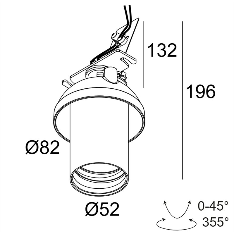 Delta Light Spy 52 Trimless Soft recessed spot