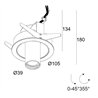 Delta Light Spy 39 St Soft Einbauspot