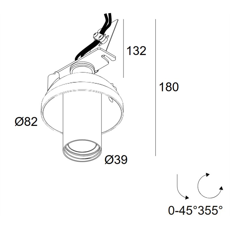 Delta Light Spy 39 Trimless Soft Einbauspot