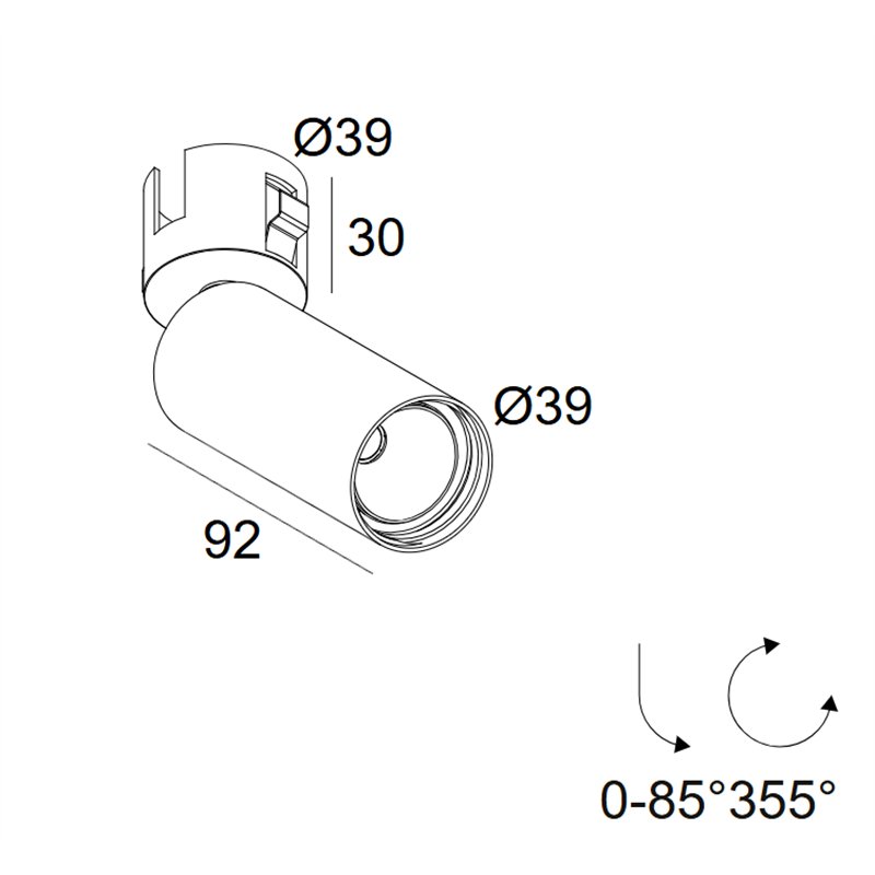 Delta Light Spy 39 Trimless In Soft recessed spot
