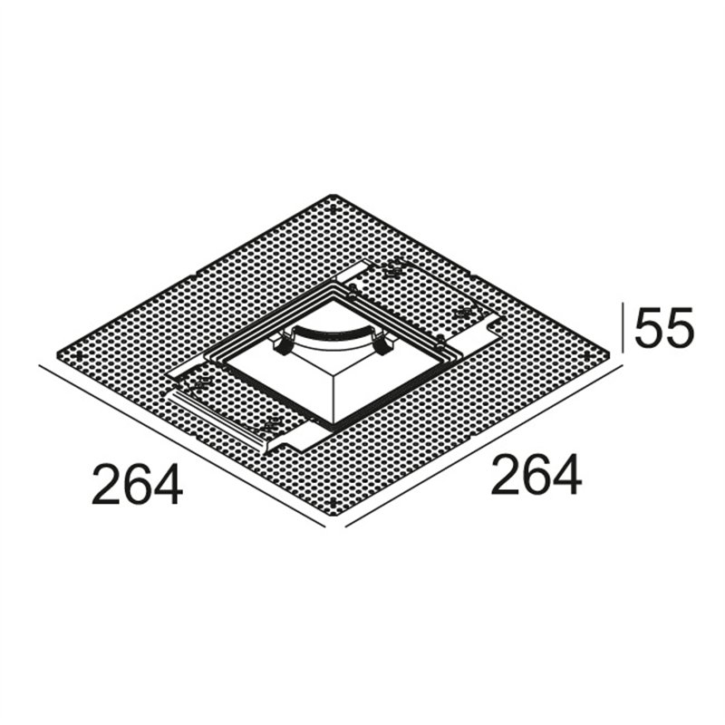 Delta Light MOUNTING KIT S102 TRIMLESS O.F.A.