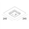 Delta Light MINIGRID IN 1 MOUNTING KIT LARGE