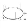Delta Light SUPERLOOP HC 120 SBL Suspension lamp