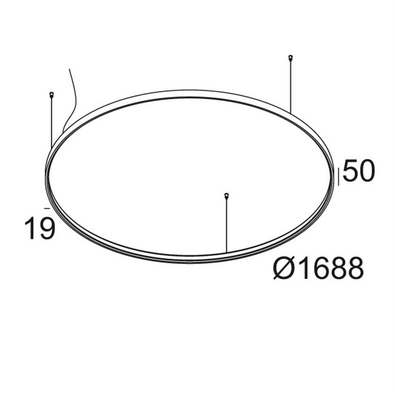 Delta Light SUPERLOOP HC 170 SBL Hängelampe