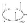 Delta Light SUPERLOOP HC 90 SBL Suspension lamp