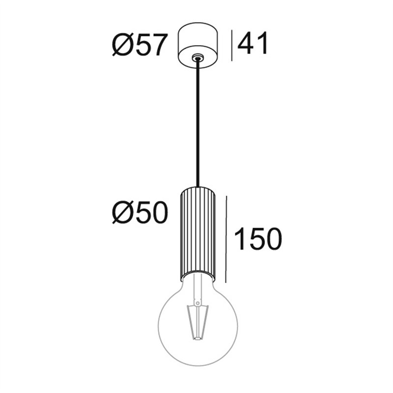 Delta Light HEDRA 451 C E27 Suspension lamp