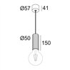 Delta Light HEDRA 451 C E27 Hängelampe