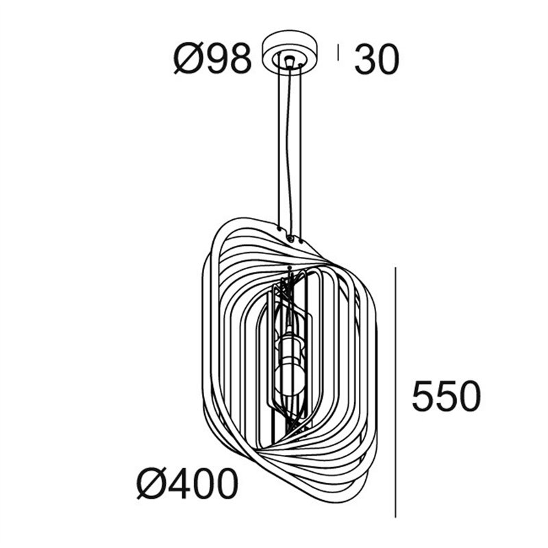 Delta Light SOIREE SC 4055 E27 Suspension lamp