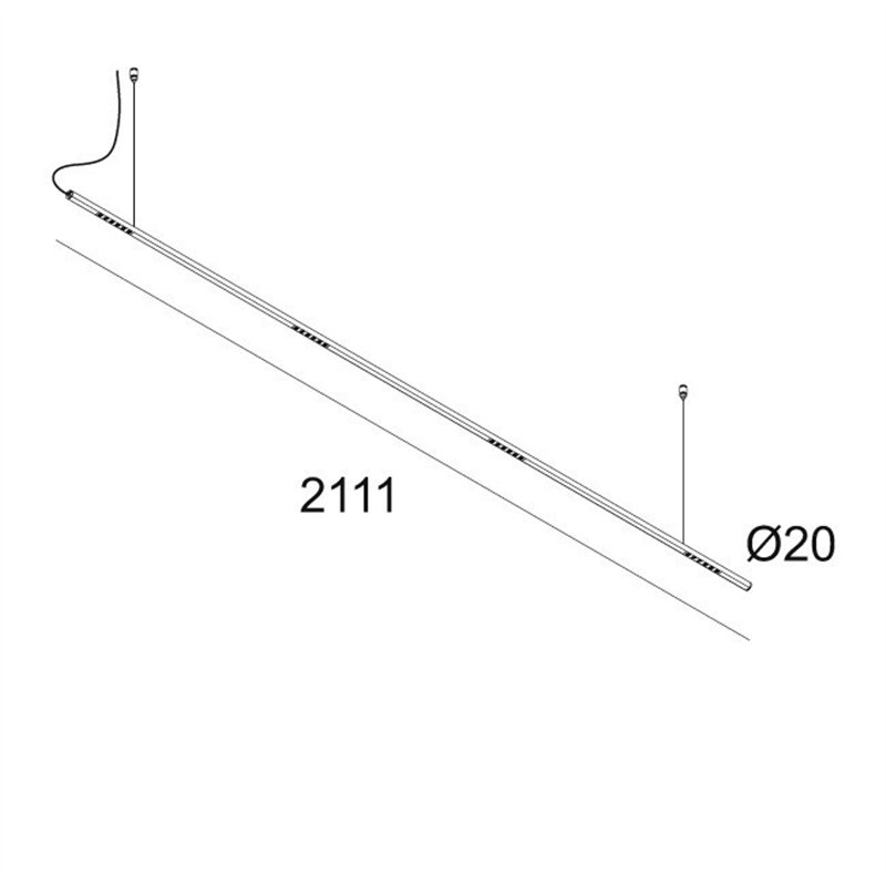 Delta Light LASS-OH! L210-4 Suspension lamp
