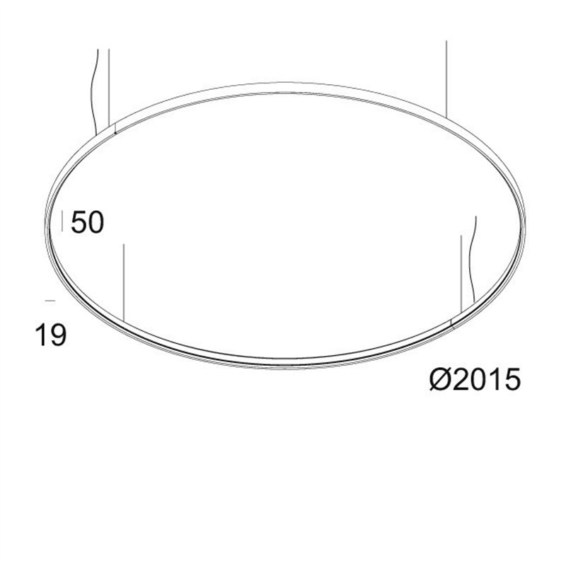 Delta Light SUPERLOOP HC 200 SBL Suspension lamp