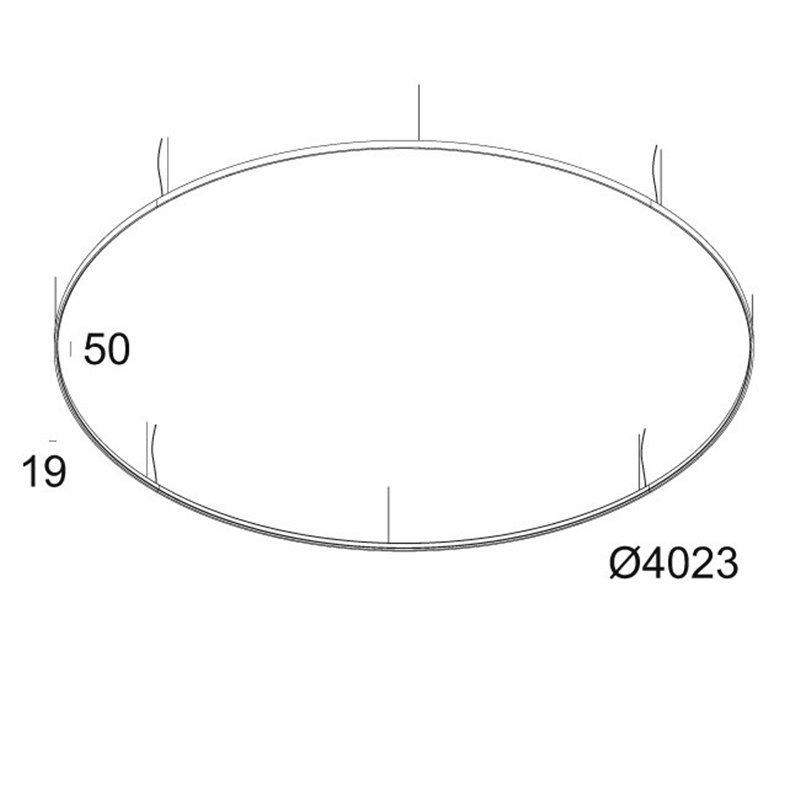 Delta Light SUPERLOOP HC 400 MDL Suspension lamp