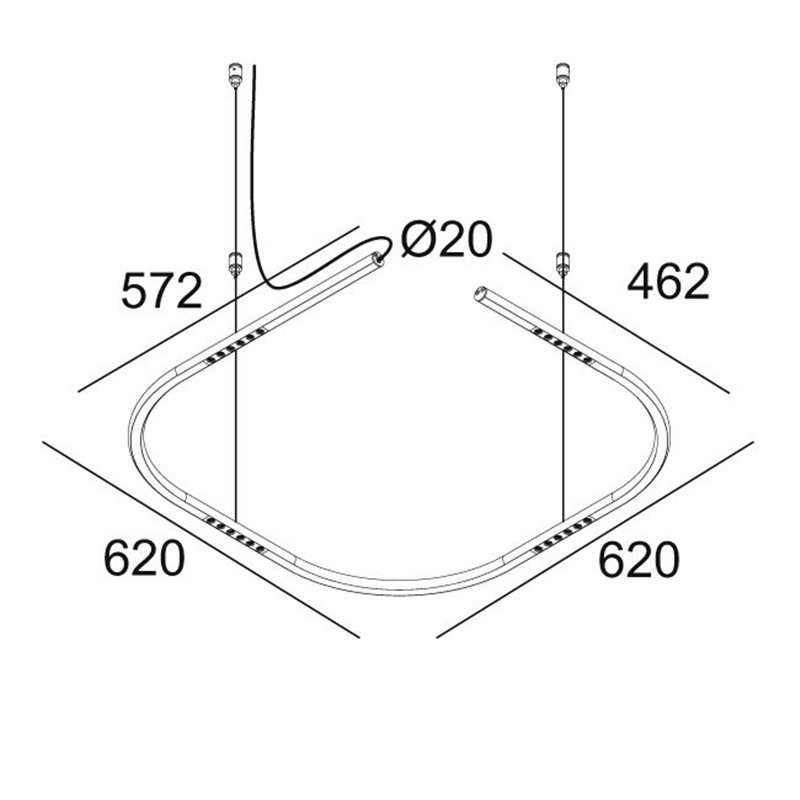 Delta Light LASS-OH! 60110 Suspension lamp