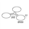 Delta Light MULTINOVA 355 TW DIM5 Suspension lamp