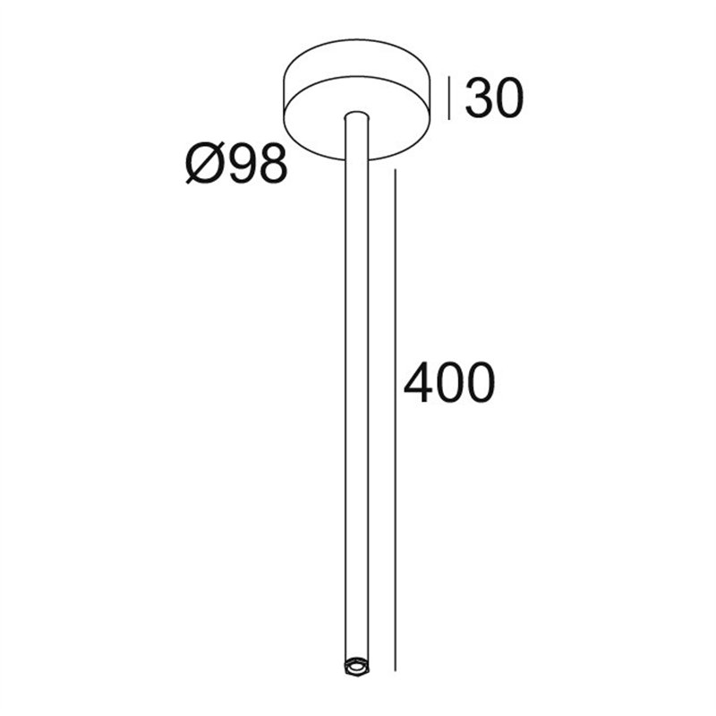 Delta Light MULTINOVA 55 ROD SUSPENSION 0,4m Suspension lamp