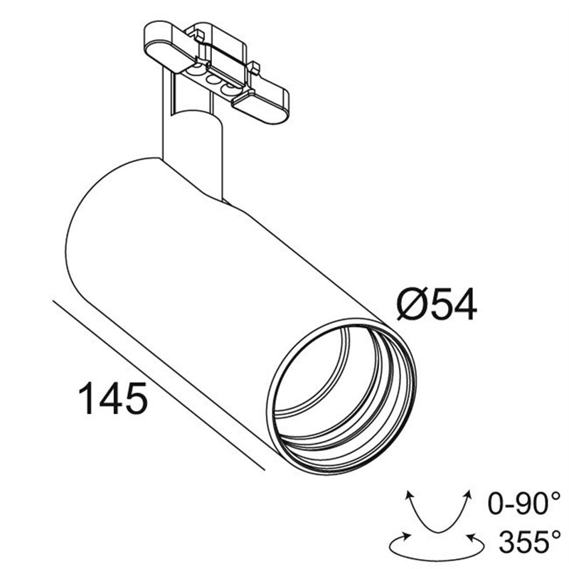Delta Light SOLI - 52 SHHH Schienenbeleuchtung