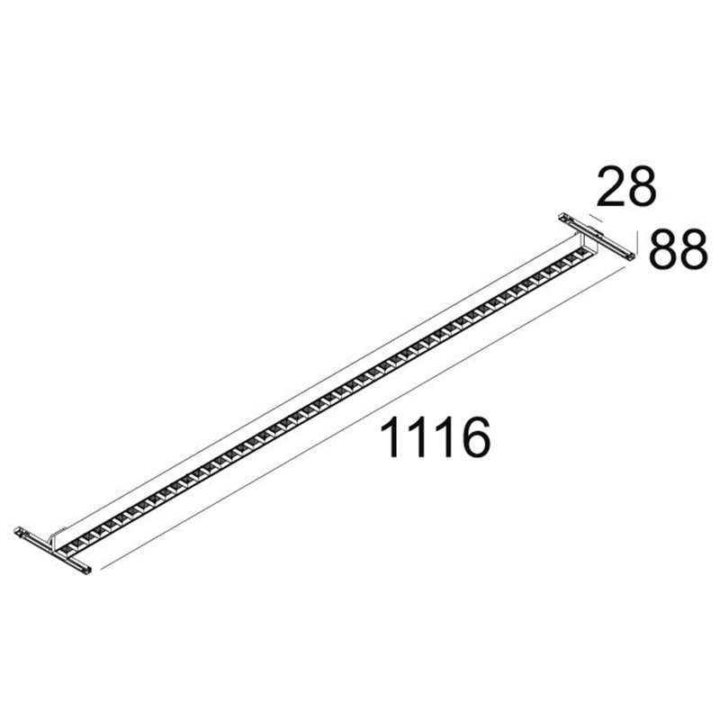 Delta Light SOLI - FORM 110 DOWN-UP MDL Track lighting fixture
