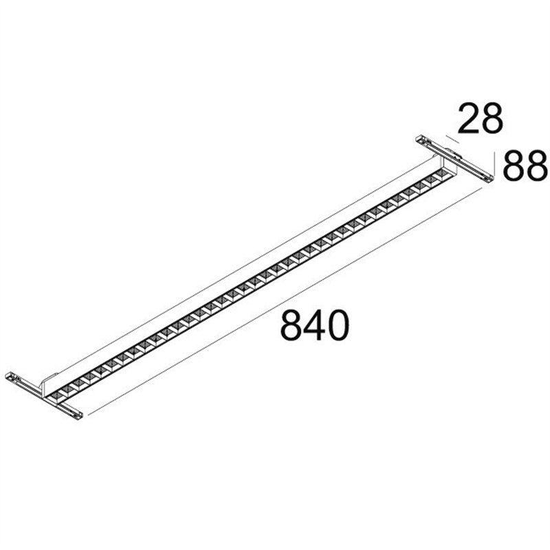 Delta Light SOLI - FORM 90 DOWN-UP MDL Schienenbeleuchtung