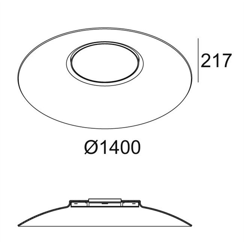 Delta Light ZOOVER 140 LIGHT GREY Suspension lamp