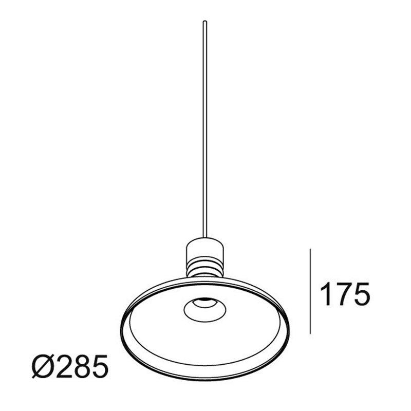 Delta Light MILES C2 PINK Suspension lamp