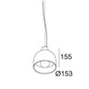 Delta Light MANTELLO L1515 E27 Suspension lamp