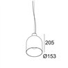 Delta Light MANTELLO L1520 E27 Hängelampe