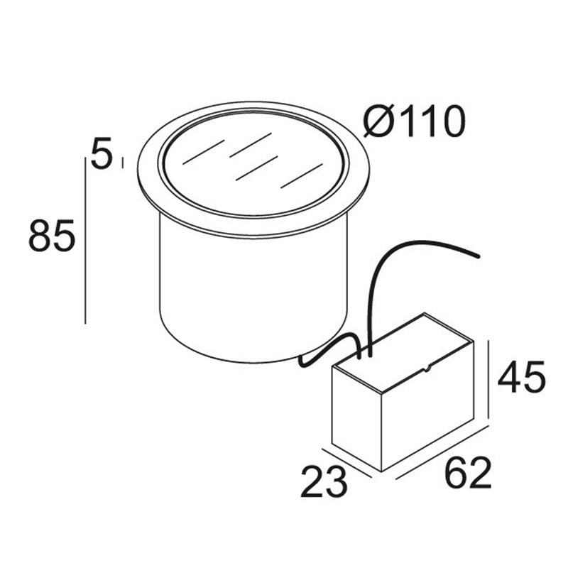 Delta Light LOGIC 90 R A Recessed spot