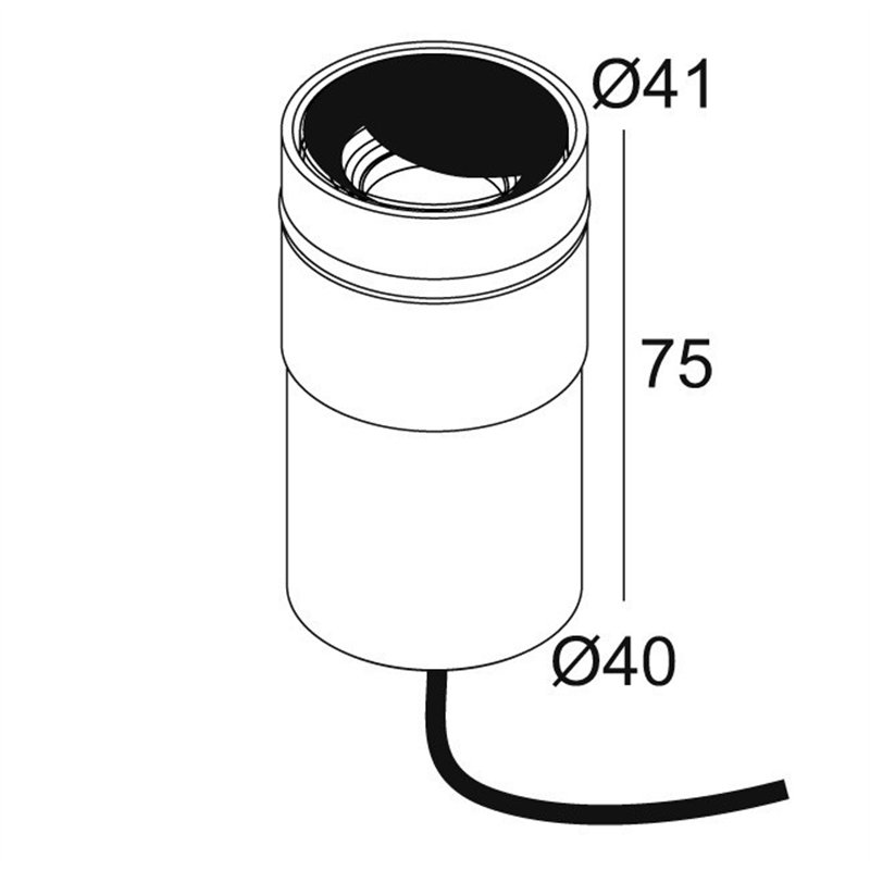 Delta Light LOGIC 40 R MOON Recessed lamp