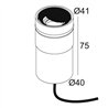 Delta Light LOGIC 40 R MOON Recessed lamp